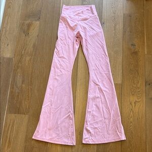 Social Tourist Pink Yoga Pants/Flared Leggings XS